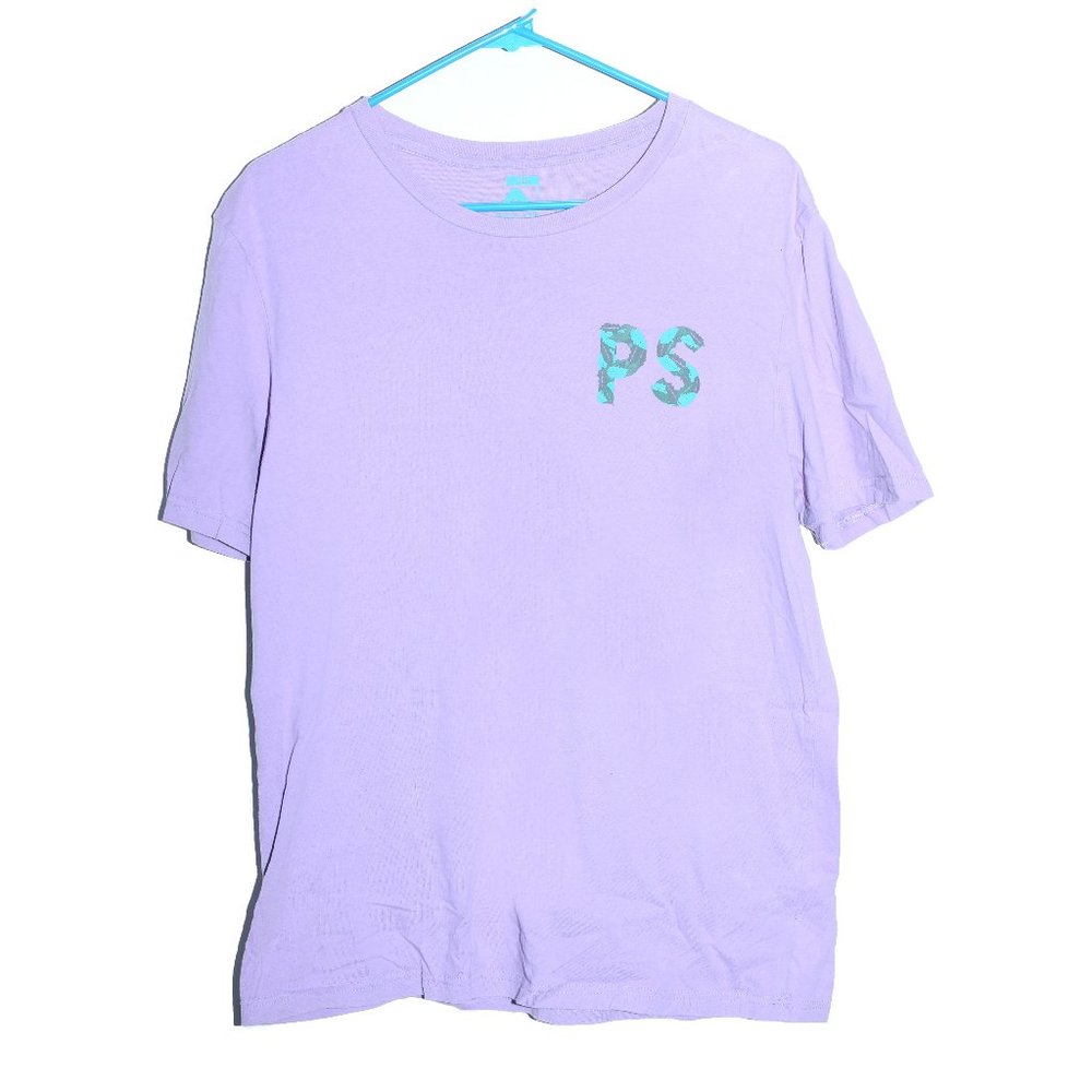 Poler Camp Vibes Purple Leaves Shirt Size Large